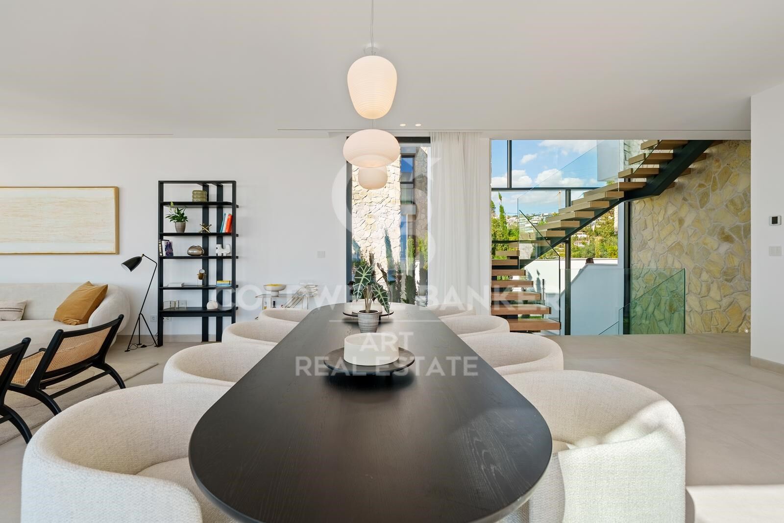 Außergewöhnliche zeitgenössische Villa in La Quinta mit Panoramablick