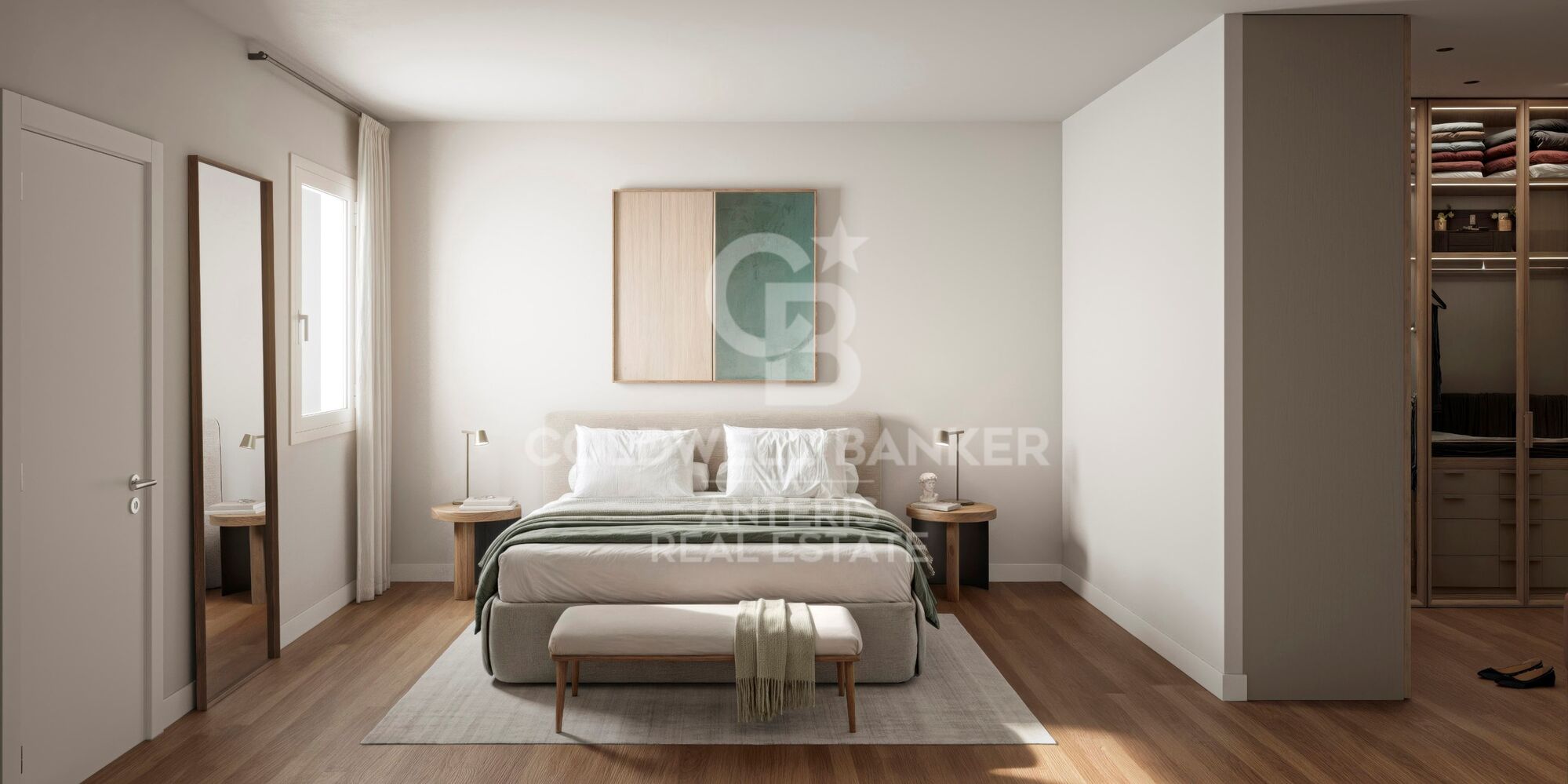 Luminous renovated apartment with luxury finishes