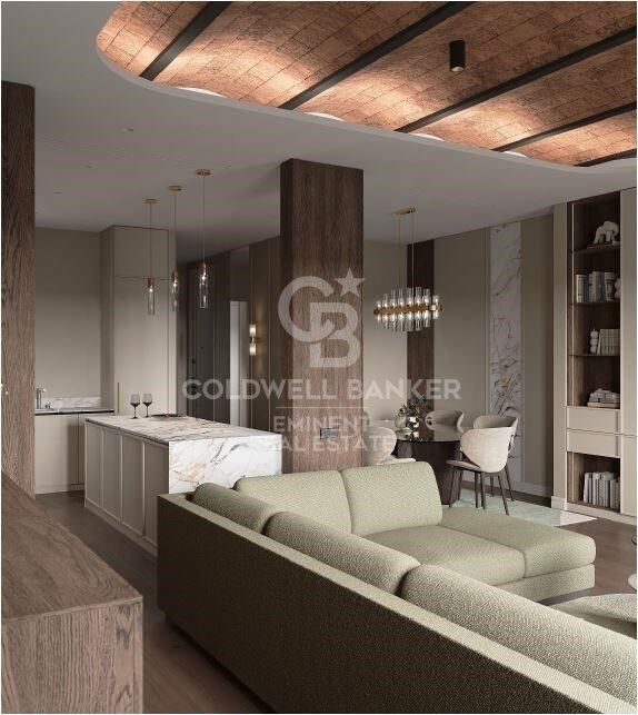 Appartement exclusif rénové avec vue sur la Sagrada Família, situé dans un immeuble d'époque restauré