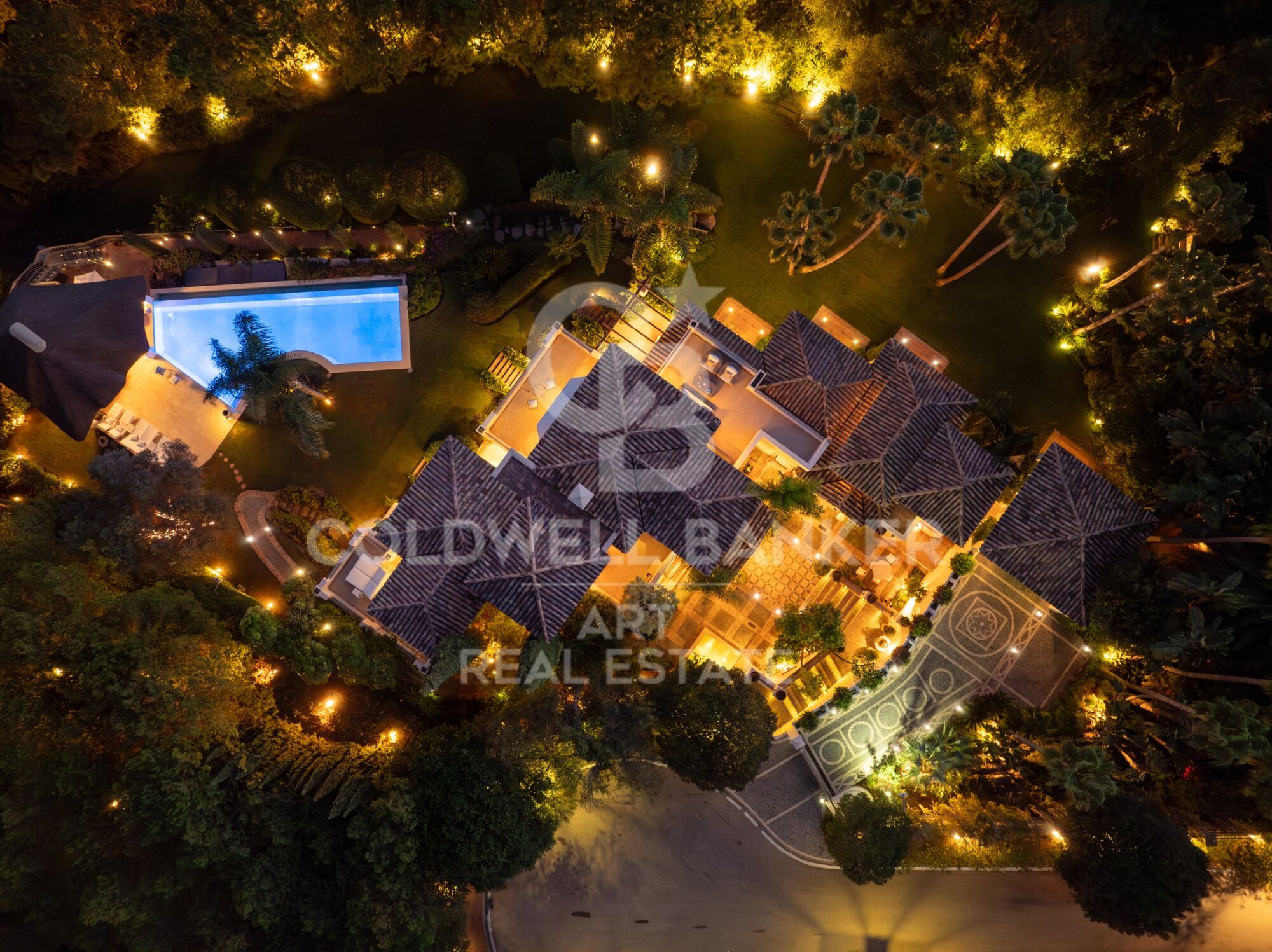 Außergewöhnliche Villa im andalusischen Stil in Golden Mile- Marbella