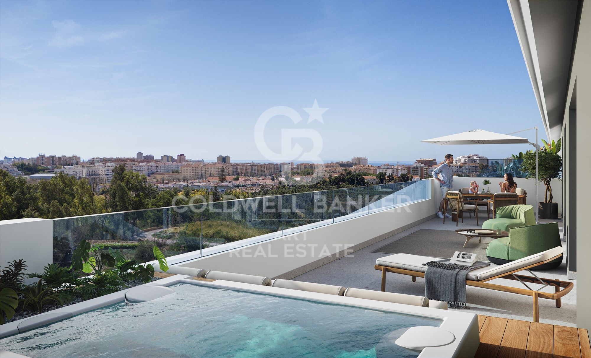 Exclusivos áticos de nueva construcción en La Loma , Fuengirola