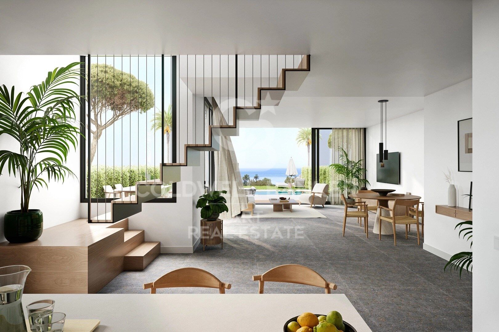 Complexe exclusif de villas indépendantes de 3 et 4 chambres situé à 500 mètres de la plage et entouré de forêts luxuriantes.