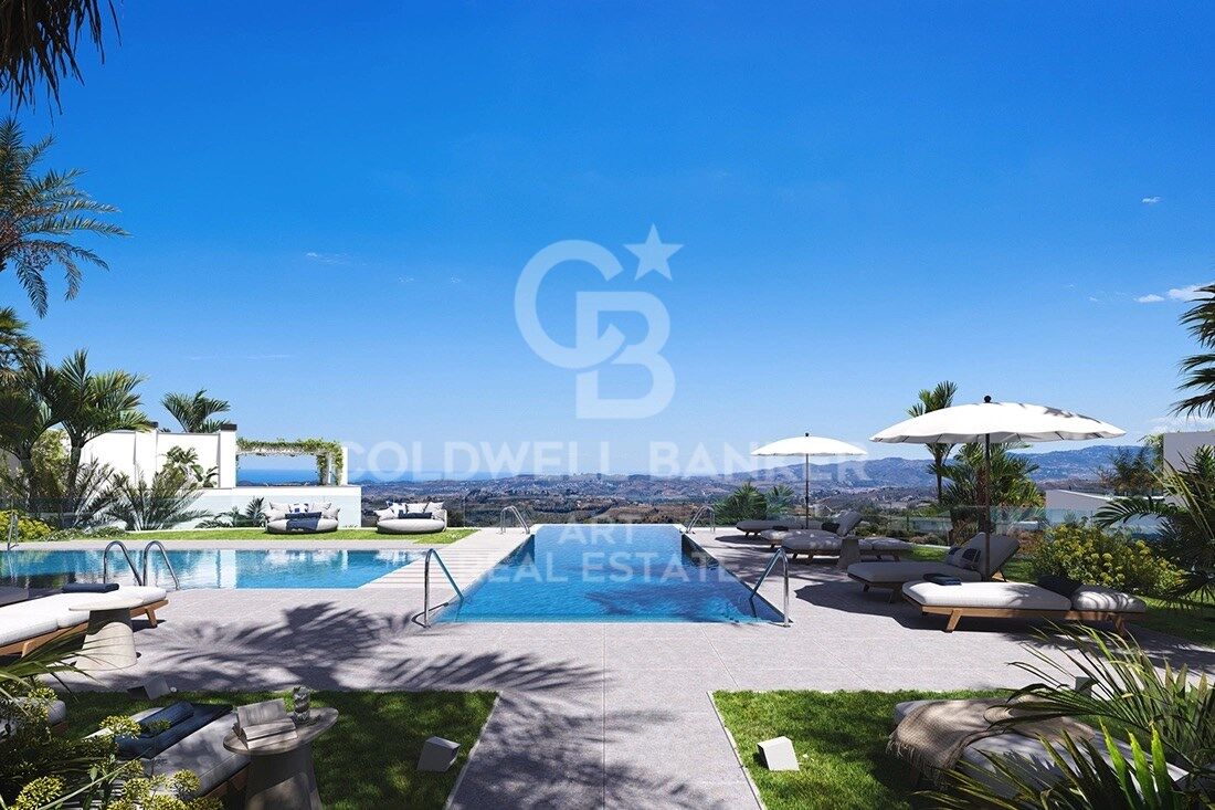 New luxury apartments with spectacular sea views in Mijas