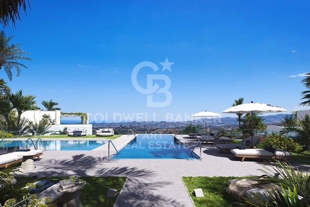 Nouveaux appartements de luxe avec vue spectaculaire sur la mer à Mijas