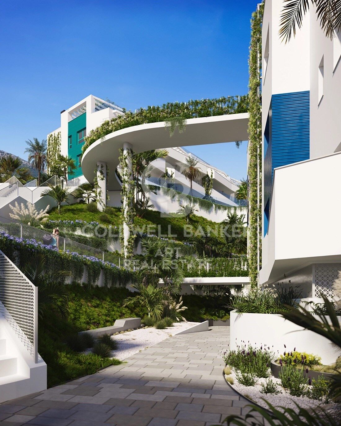 New luxury apartments with spectacular sea views in Mijas