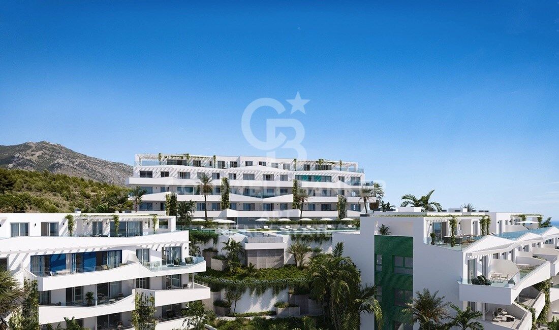 Neue Luxus-Apartments mit spektakulärem Meerblick in Mijas