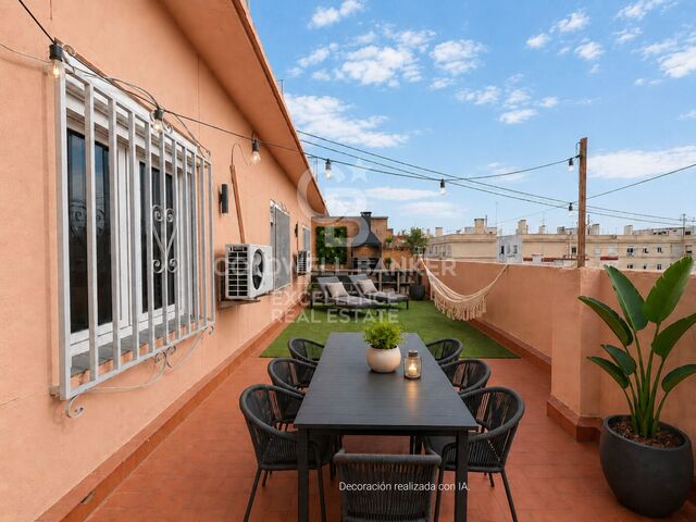 Fabuloso ático con terraza de 70 m² y gran potencial en Patraix.