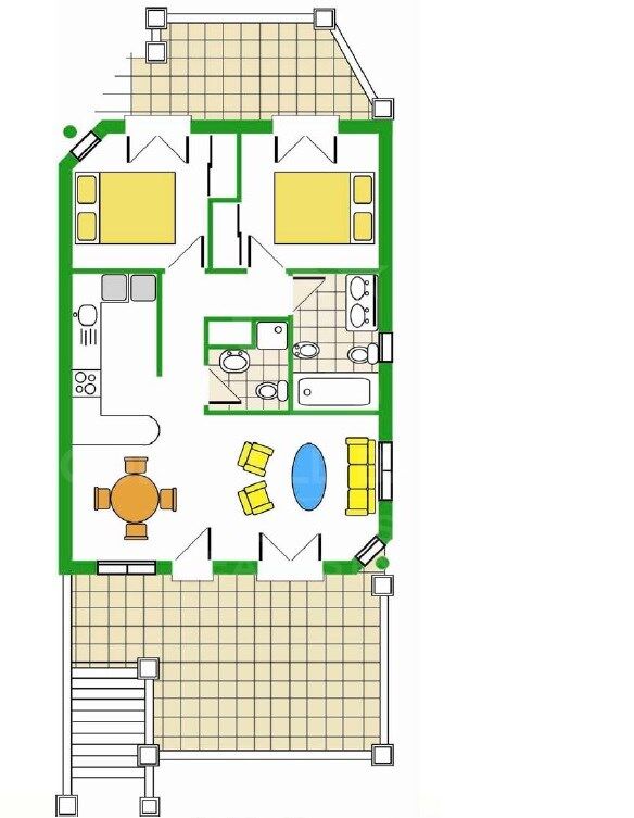 Doppelhaushälfte in exklusiver Urbanisation von Moraira