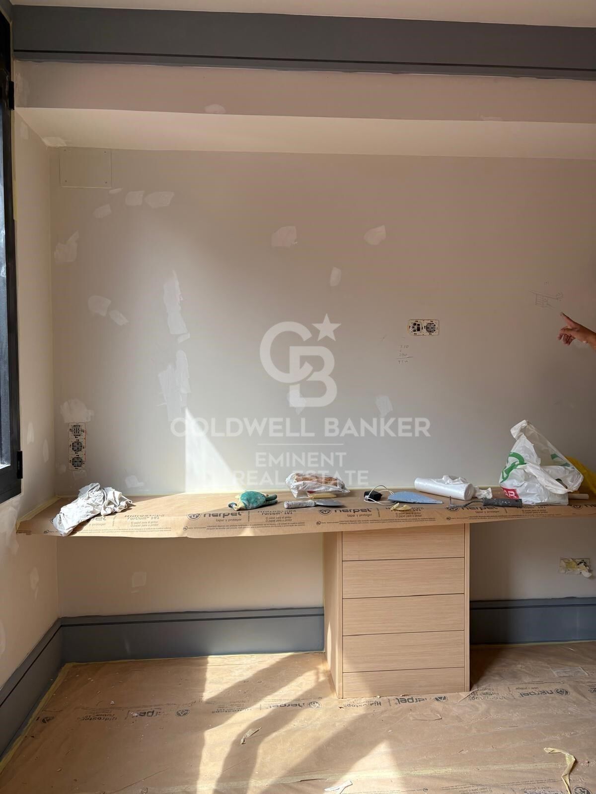 Bureau réhabilité en logement