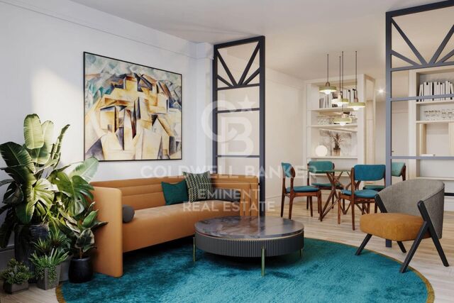 Zu Wohnzwecken saniertes Büro