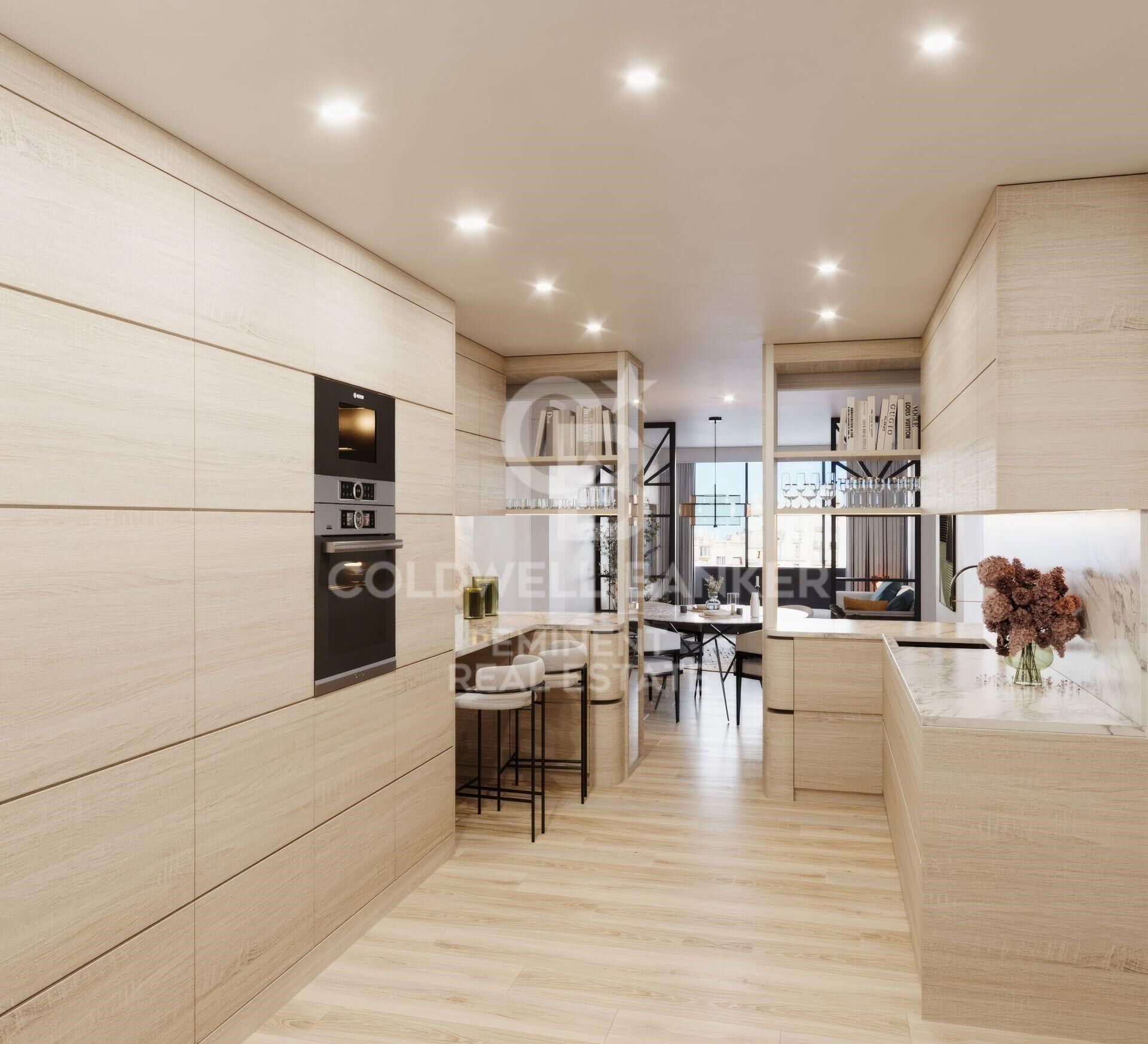 Office refurbished as a dwelling