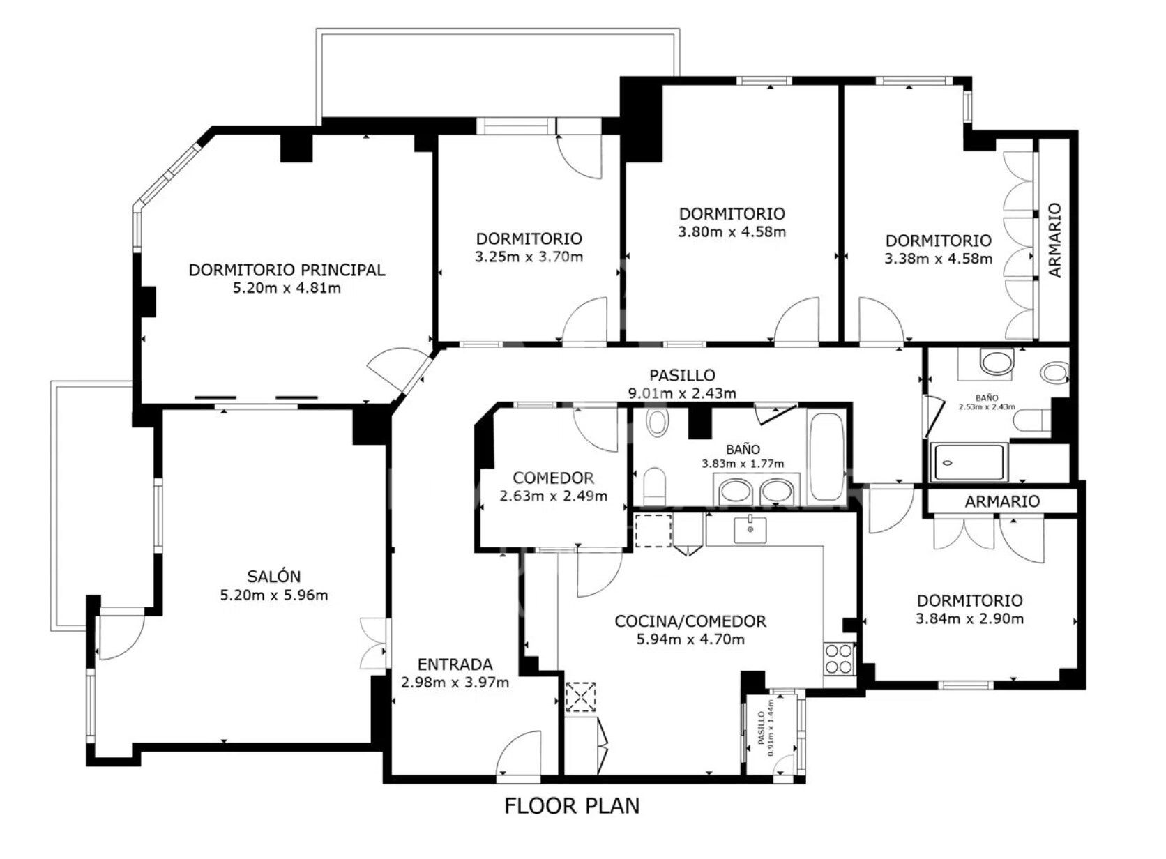 Appartement de 4 chambres avec terrasse à vendre à Goya, Madrid
