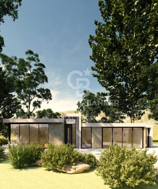 Exklusives modernes haus mit spektakulärem blick auf Sant Llorenç