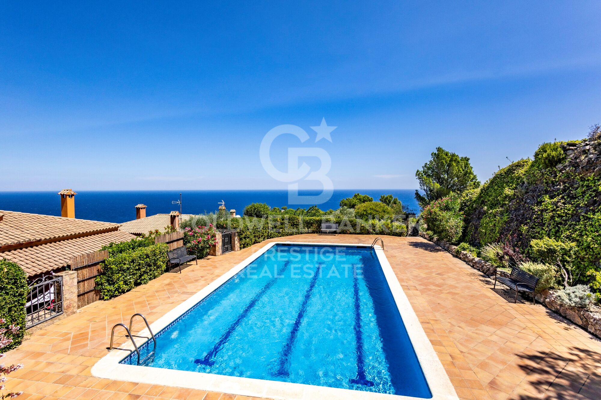 Chalet con vistas al mar y zona comunitaria Begur
