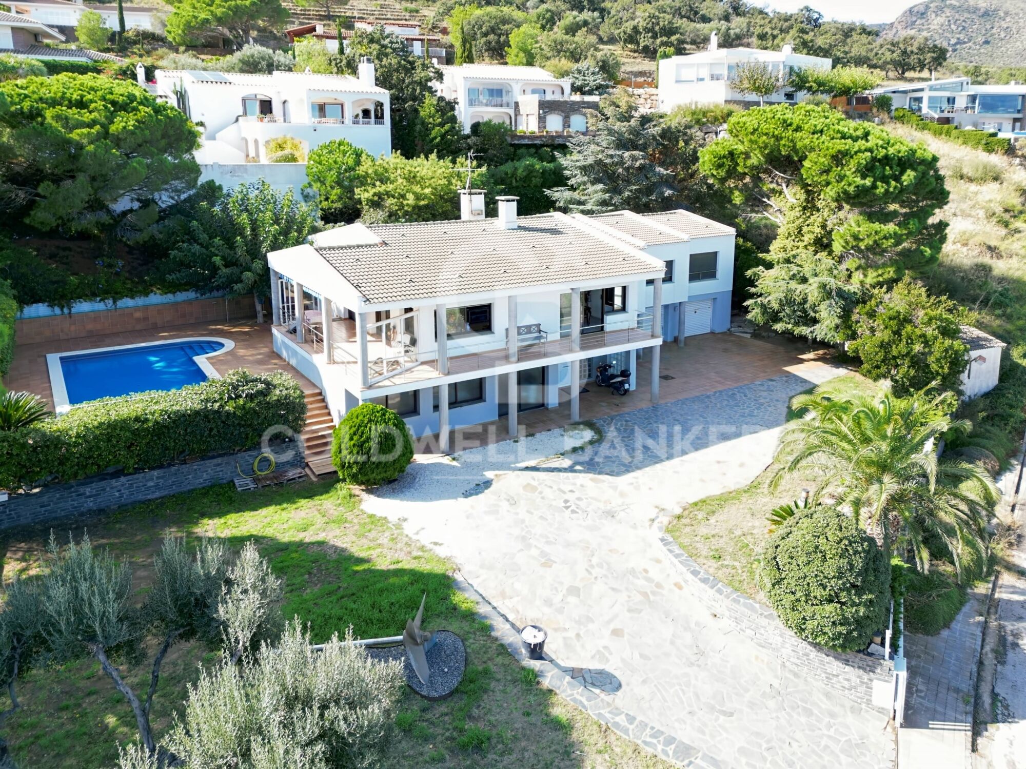 Außergewöhnliche Villa mit Panoramablick auf das Meer und Pool in Port de la Selva
