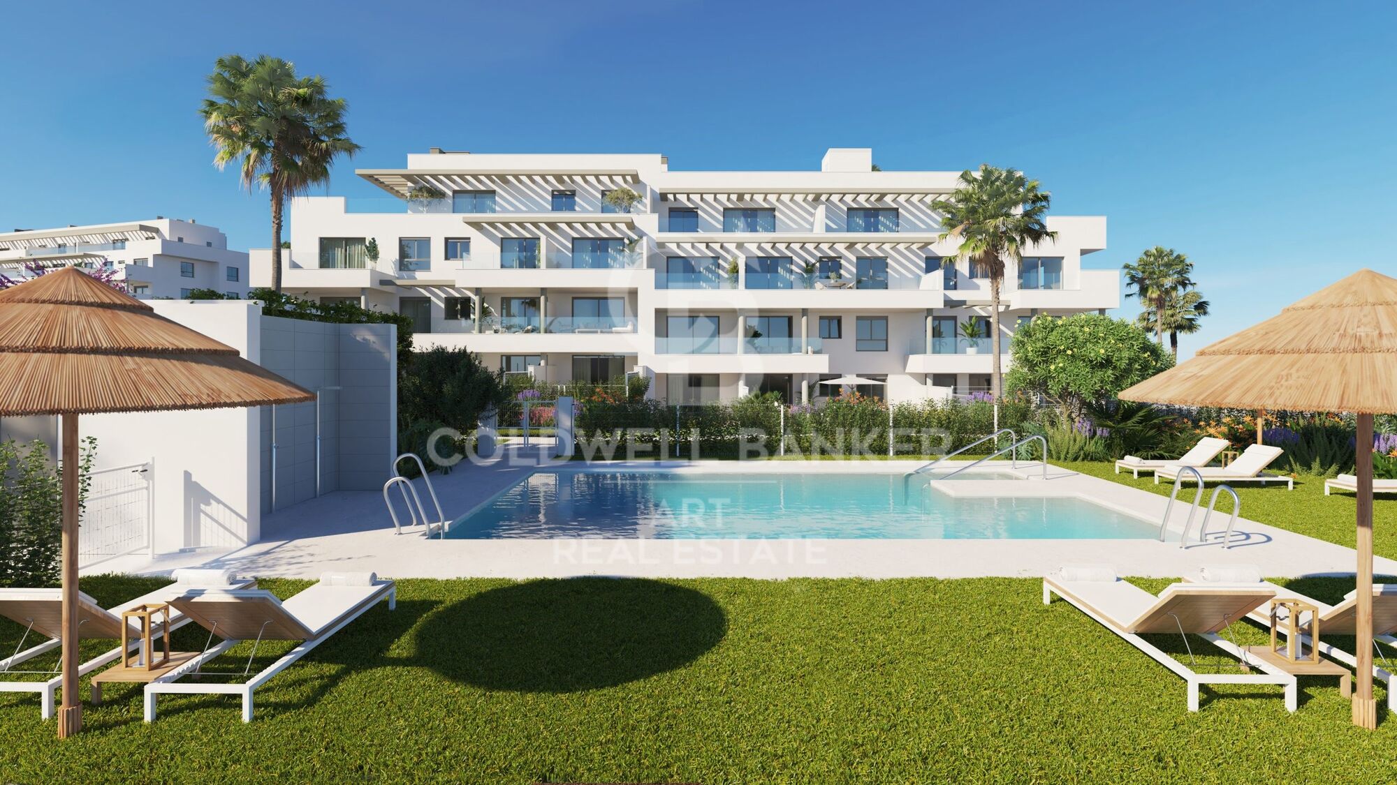 Newly built apartments in La Cala de Mijas with 2 and 3 bedrooms