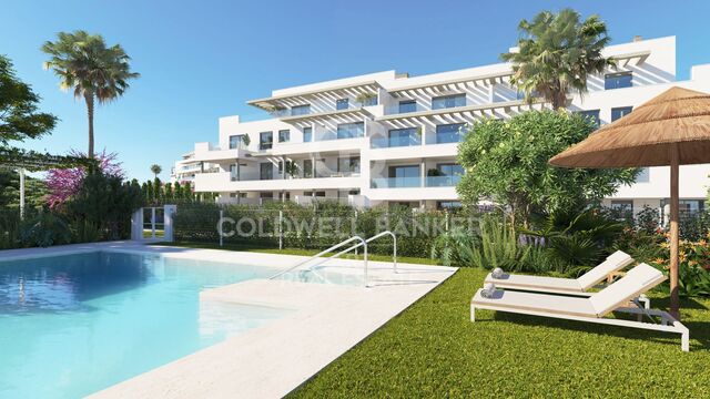 Newly built apartments in La Cala de Mijas with 2 and 3 bedrooms