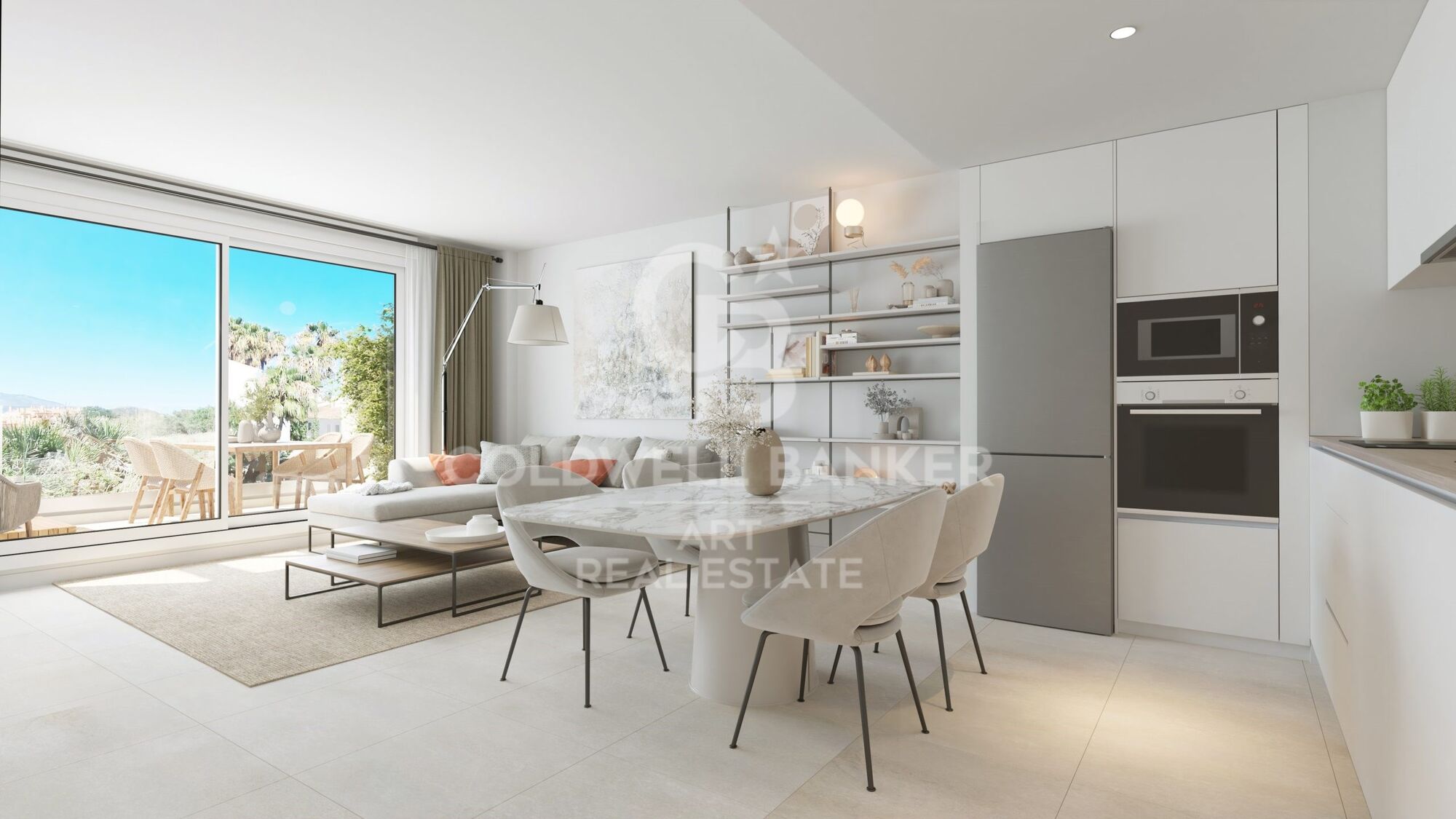 Newly built apartments in La Cala de Mijas with 2 and 3 bedrooms