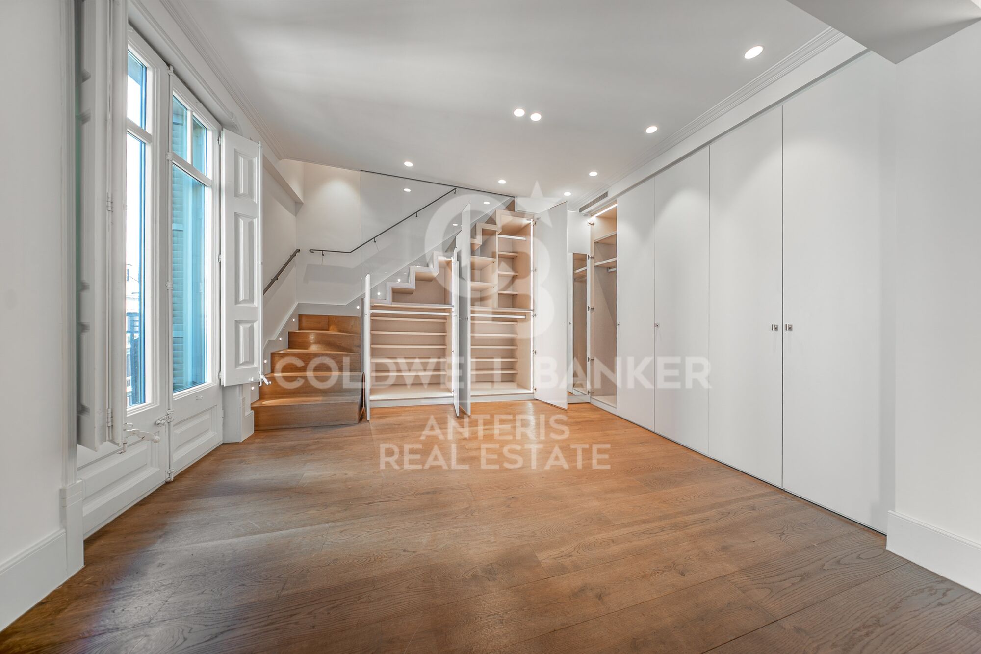 Duplex Penthouse with Parking and Storage in a Historic Building