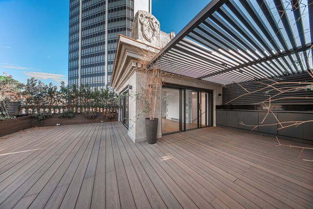 Duplex Penthouse with Parking and Storage in a Historic Building