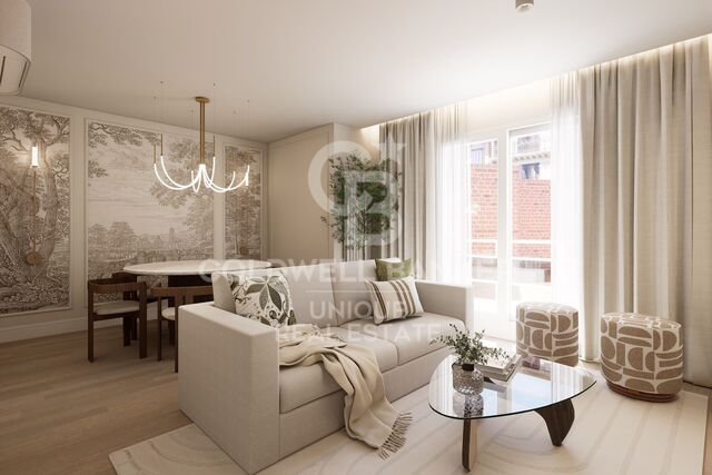 Renovated exterior apartment in Goya, Madrid