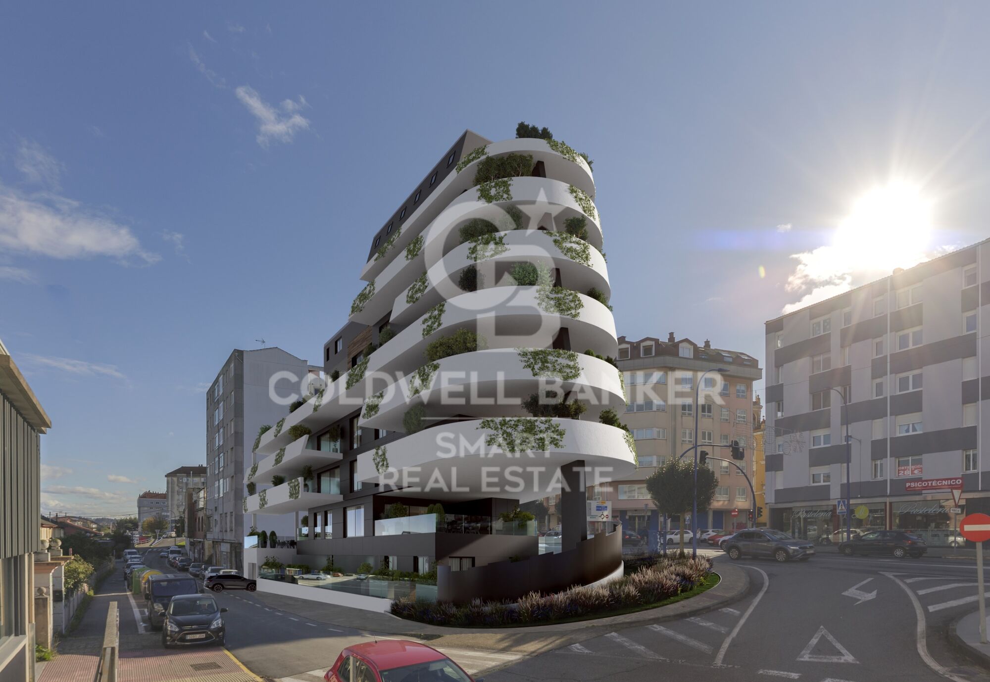 Nouvelle construction à O Burgo, Culleredo_A La Corogne : Appartements avec terrasse, garage et débarras