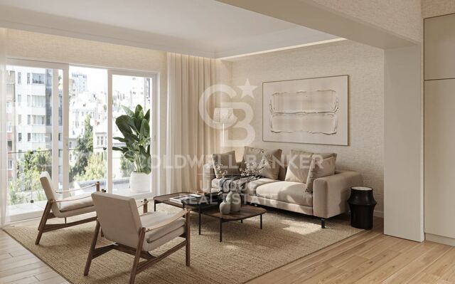 Exclusive brand new exterior flat with terrace in Recoletos, Madrid