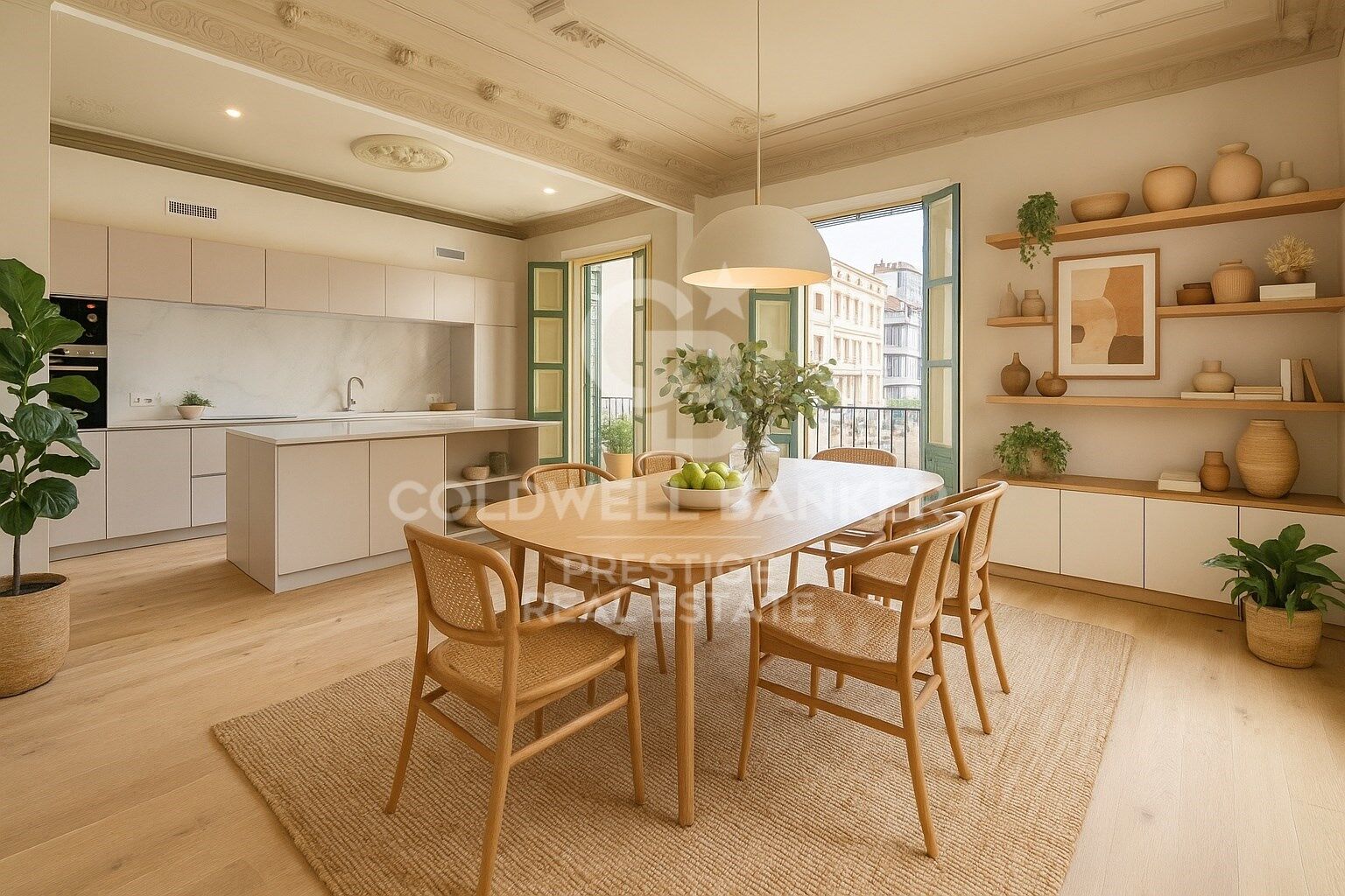Renovierte Wohnung im Quadrat d'Or in Eixample Esquerra, Barcelona