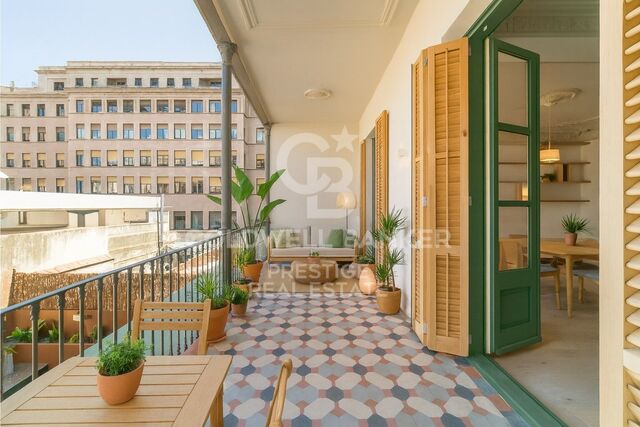 Renovated apartment in the Quadrat d'Or in Eixample Esquerra, Barcelona