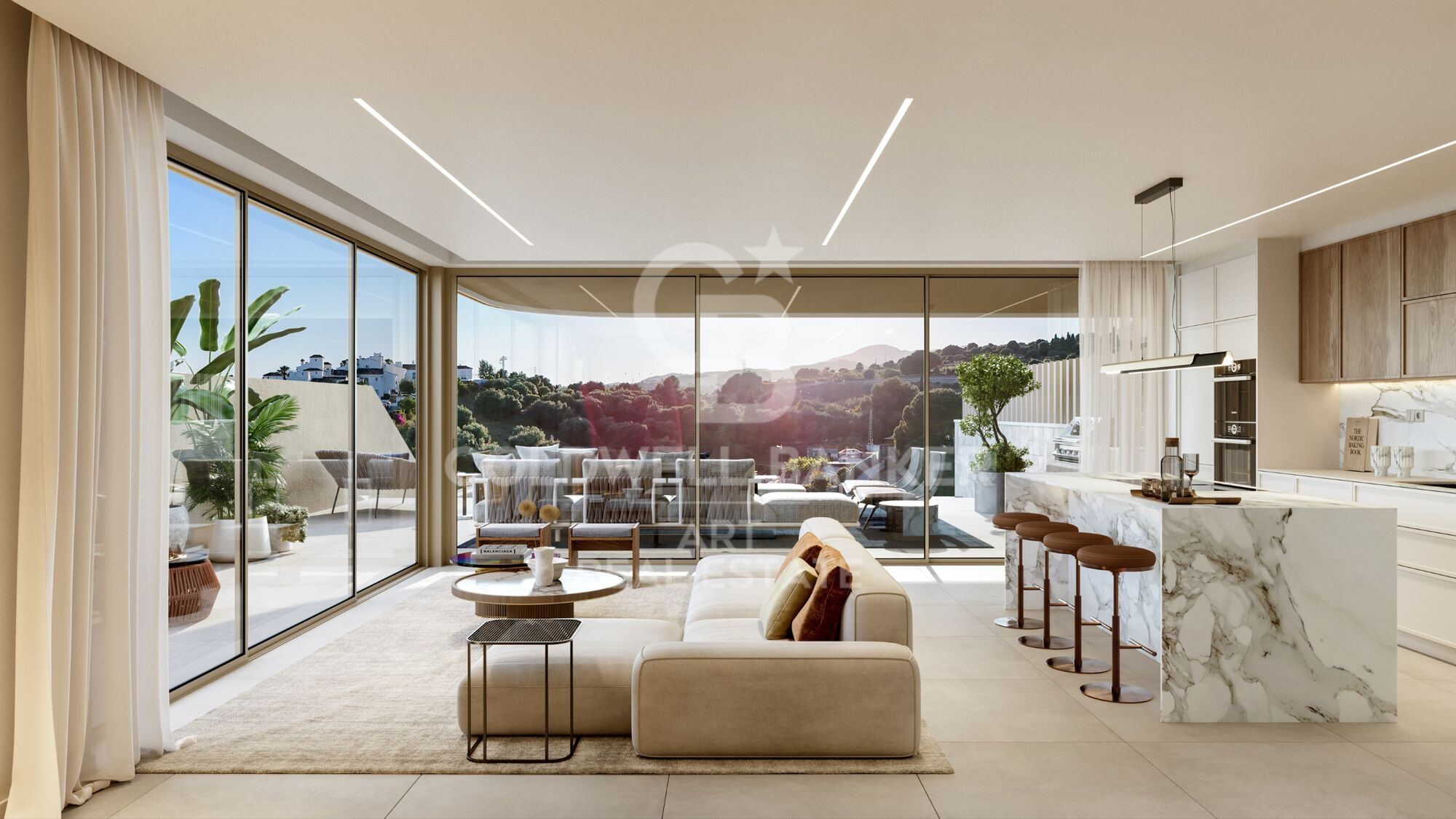 Casas adosadas exclusivas en la prestigiosa zona de Seghers, Estepona