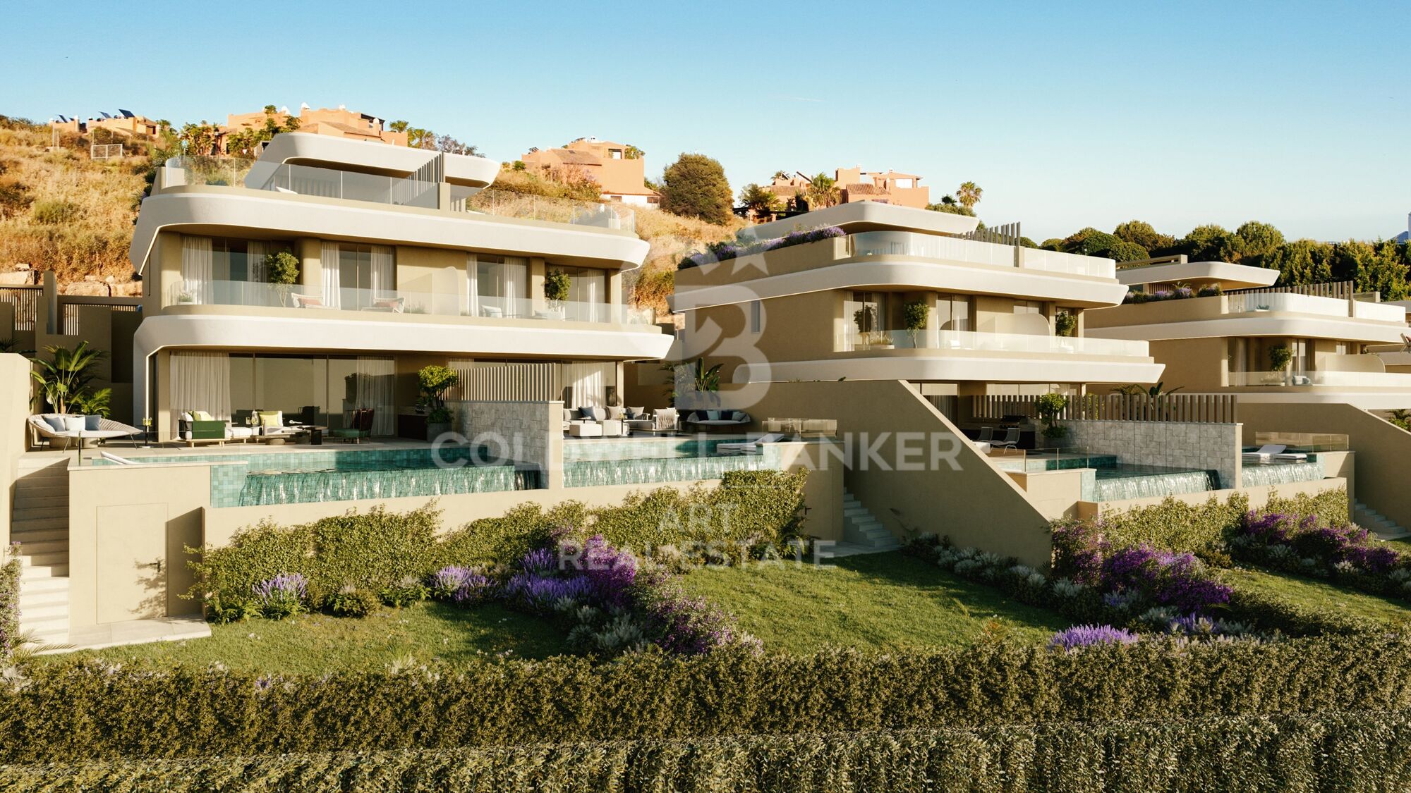 Casas adosadas exclusivas en la prestigiosa zona de Seghers, Estepona