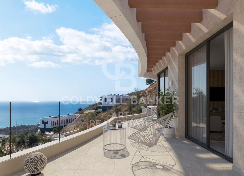 Spectaculaires appartements neufs avec vue panoramique sur la mer à Rincón de la Victoria