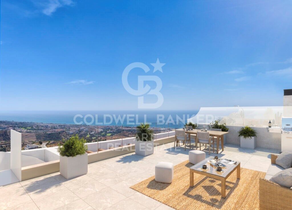 Spectaculaires appartements neufs avec vue panoramique sur la mer à Rincón de la Victoria