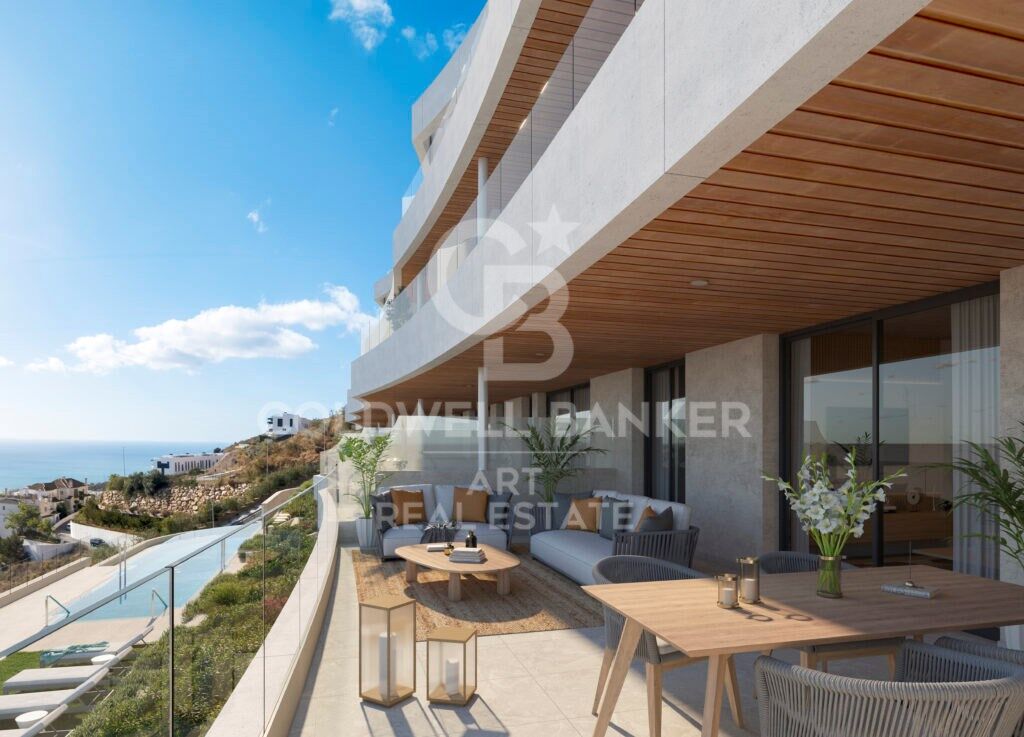 Espectaculares apartamentos de obra nueva con vistas panorámicas al mar en Rincón de la Victoria