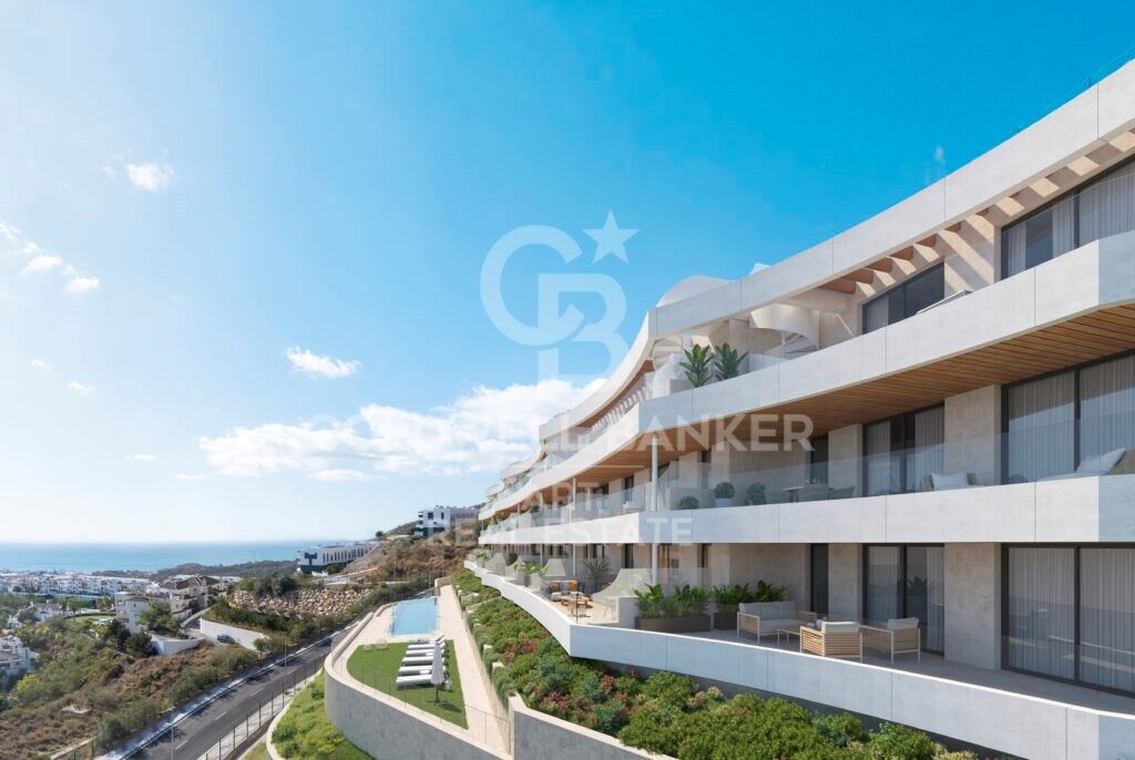 Espectaculares apartamentos de obra nueva con vistas panorámicas al mar en Rincón de la Victoria