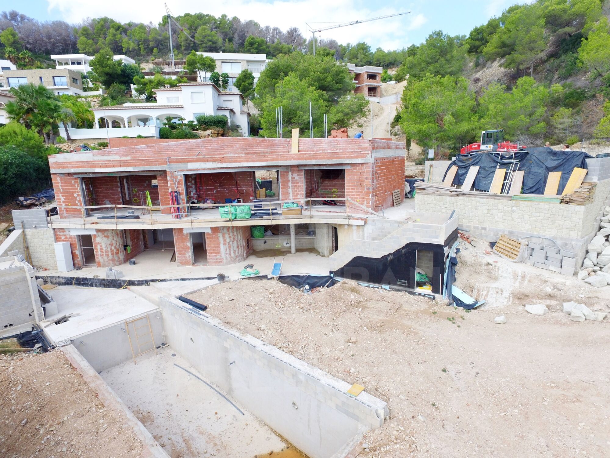 Villa Estoril - Moderna villa de obra nueva con vistas al mar en Jávea