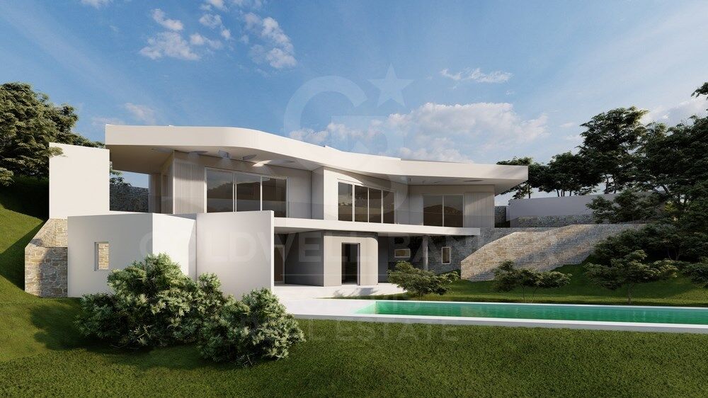 Villa Estoril - Moderna villa de obra nueva con vistas al mar en Jávea