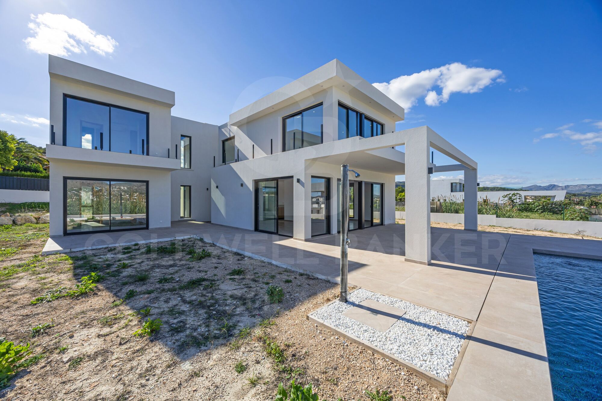 Villa pasiva de nueva construcción en Piver, Jávea - Diseño moderno con impresionantes vistas al Montgó