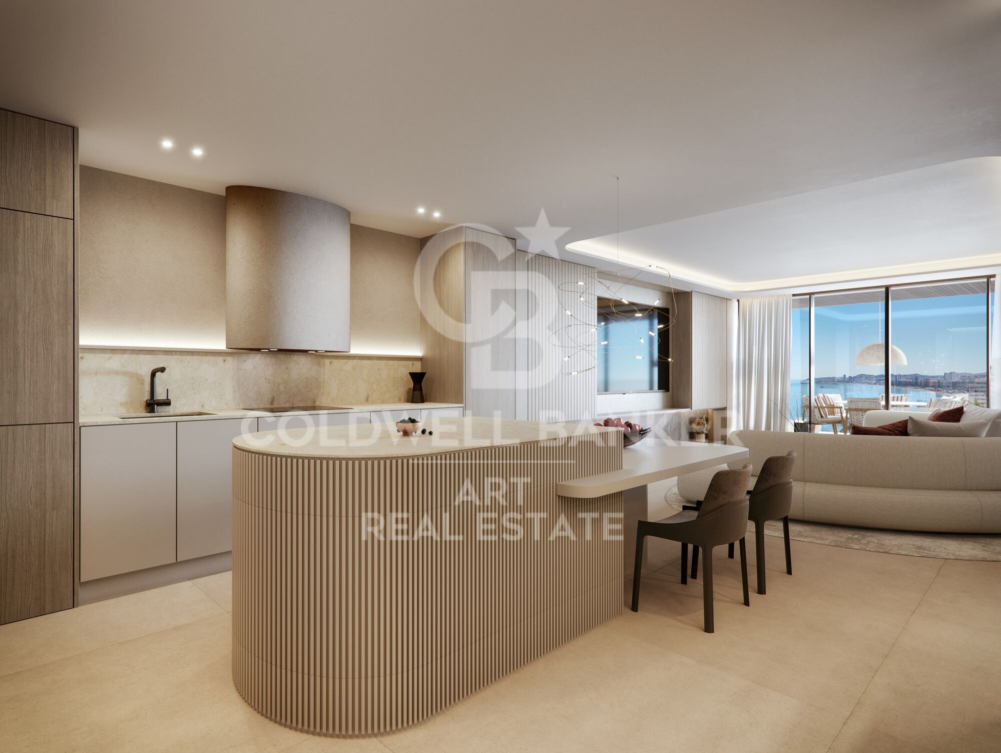 Spectacular sea-view apartments on the beachfront - Fuengirola.