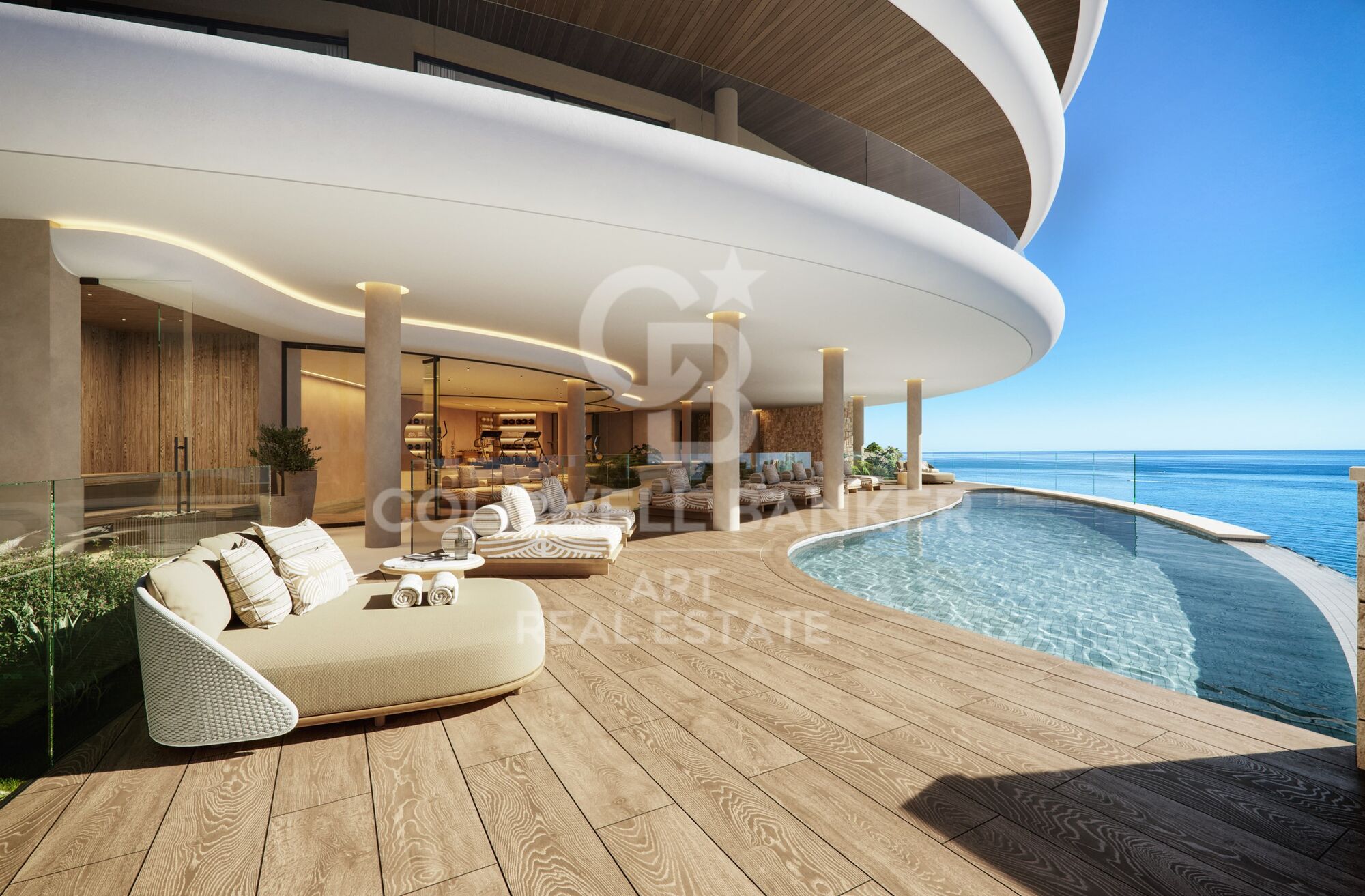 Spectacular sea-view apartments on the beachfront - Fuengirola.