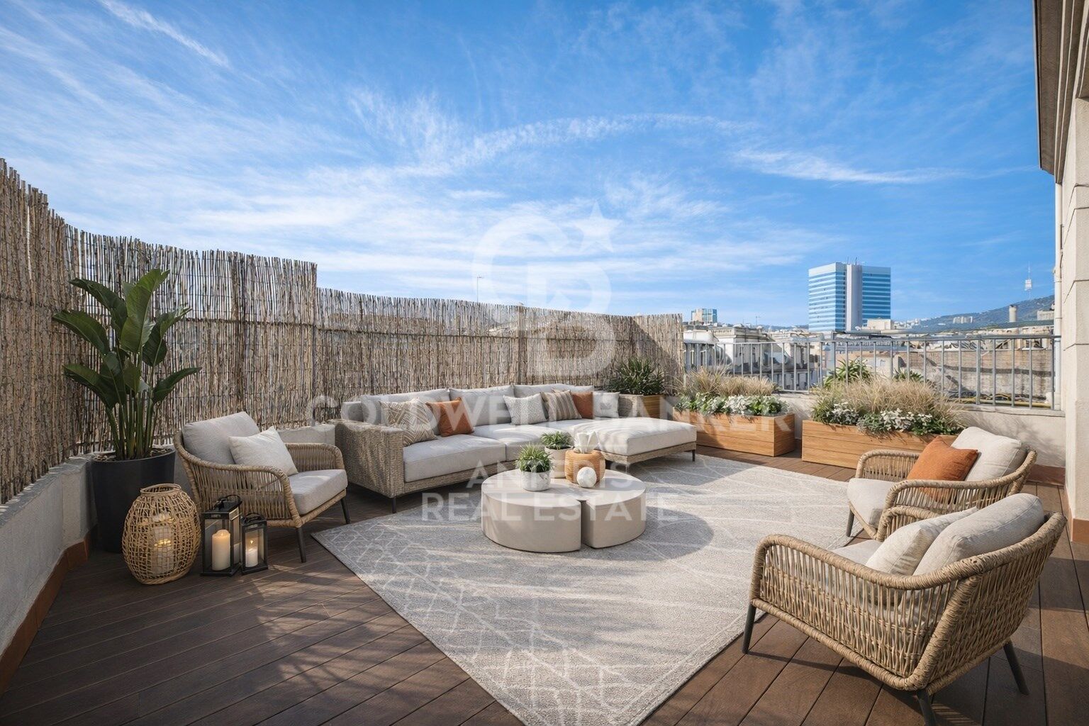 Luxury penthouse with two terraces and exceptional views