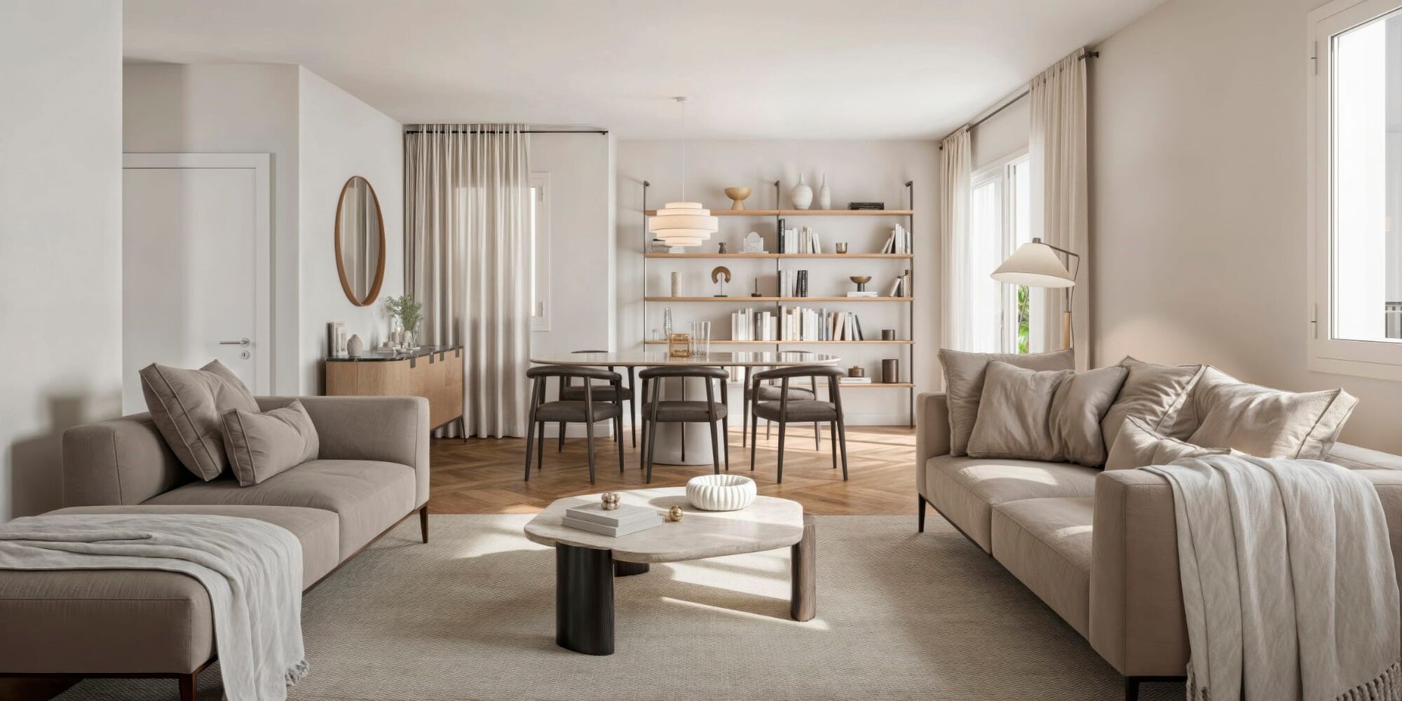Luxury penthouse with two terraces and exceptional views