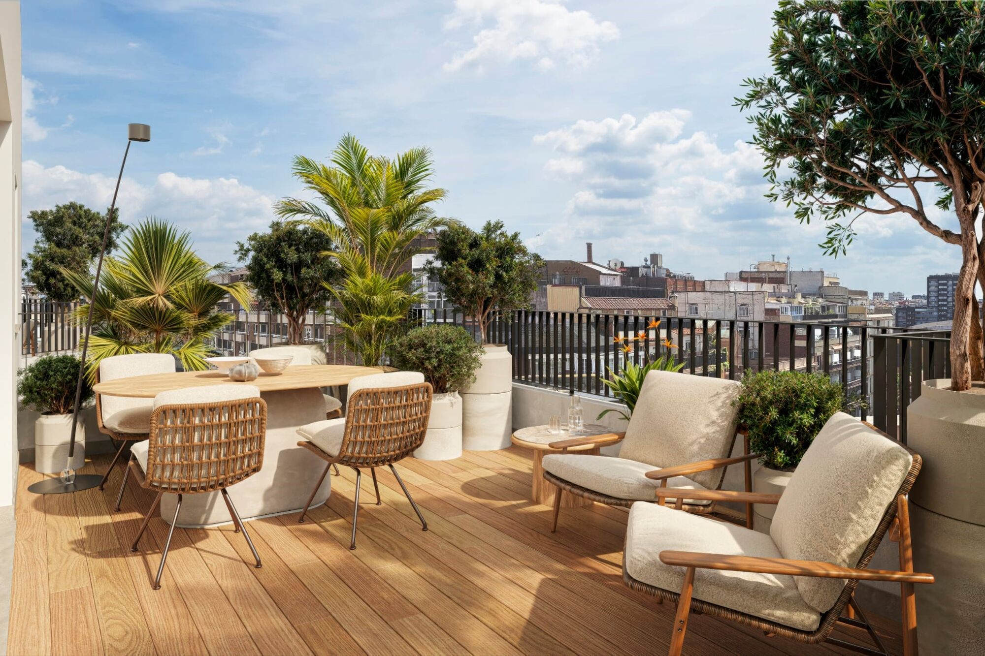 Luxury penthouse with two terraces and exceptional views