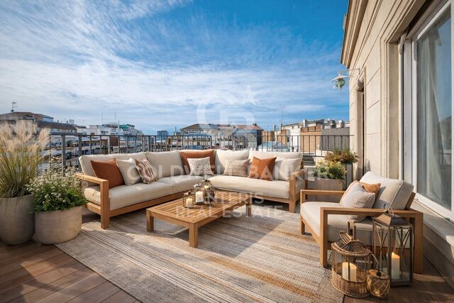 Luxury penthouse with two terraces and exceptional views