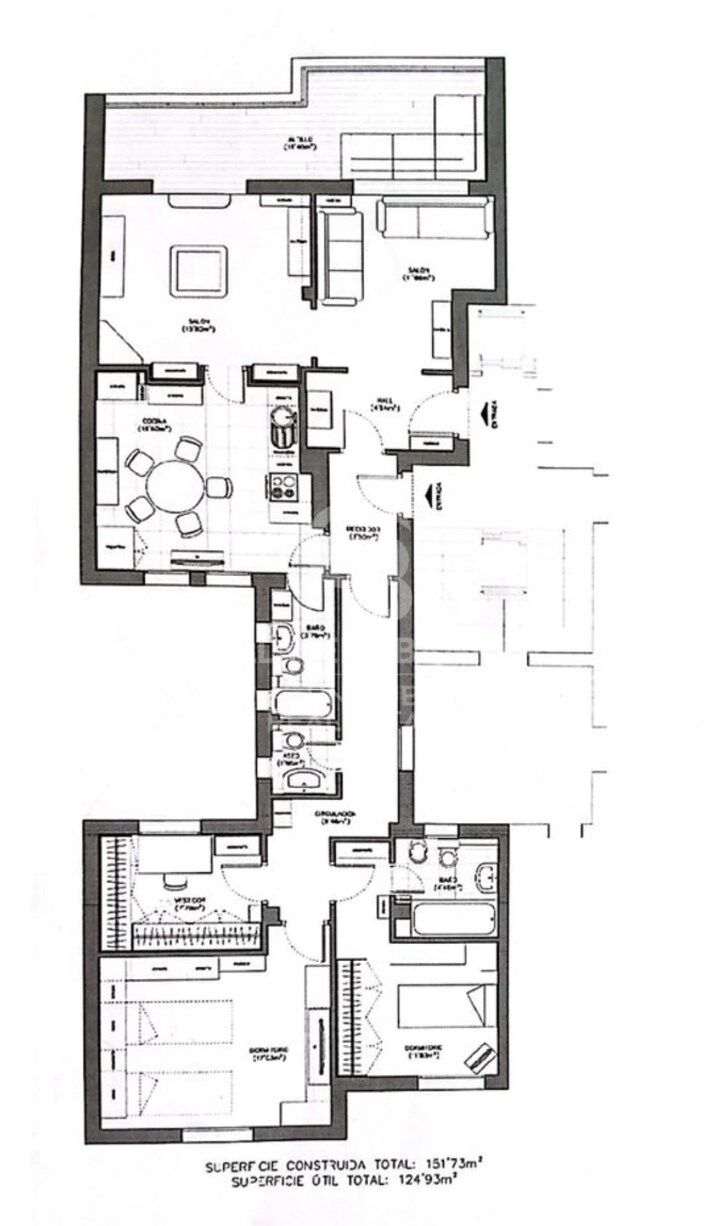 3-bedroom penthouse in Lista, Madrid