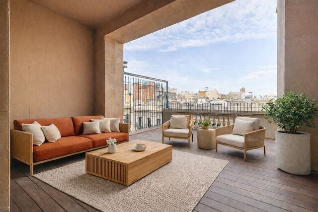 Exclusivo ático dúplex con terraza junto a Paseo de Gracia