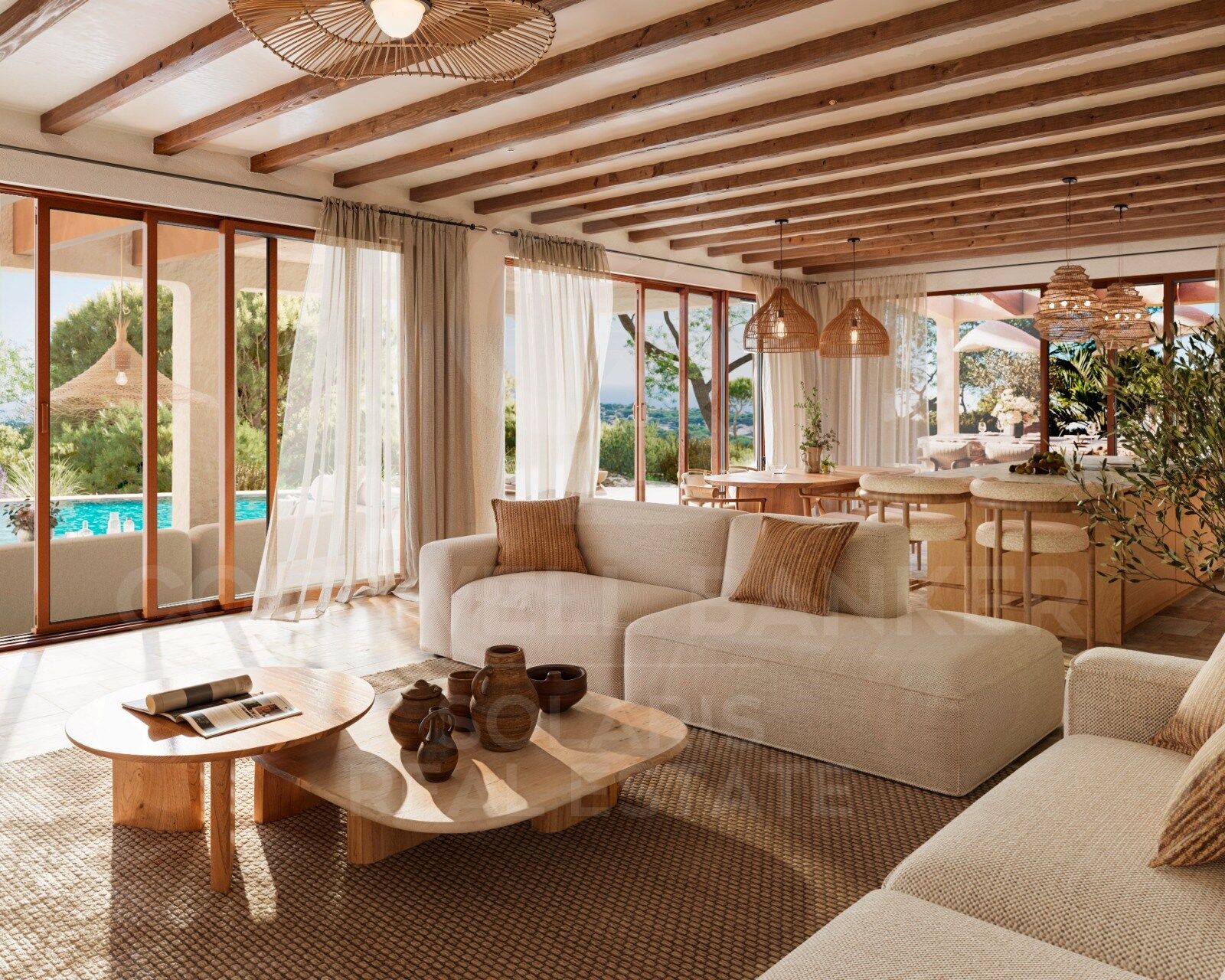 Exclusiva villa de diseño en Moraira con vistas al mar