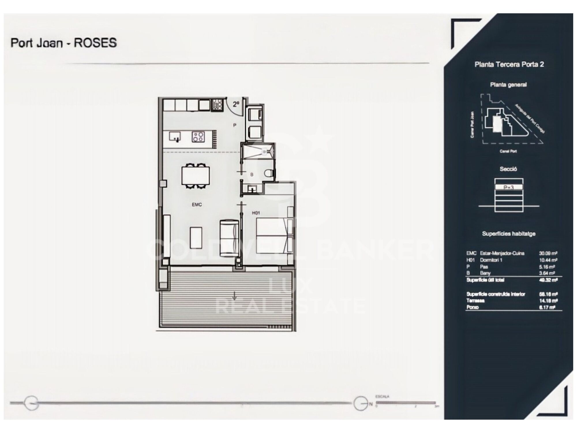 Promotion of new build flats in Santa Margarita, Roses, Costa Brava
