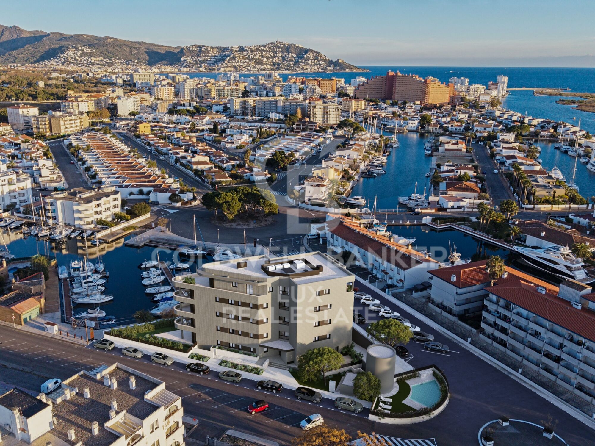 Promotion of new build flats in Santa Margarita, Roses, Costa Brava