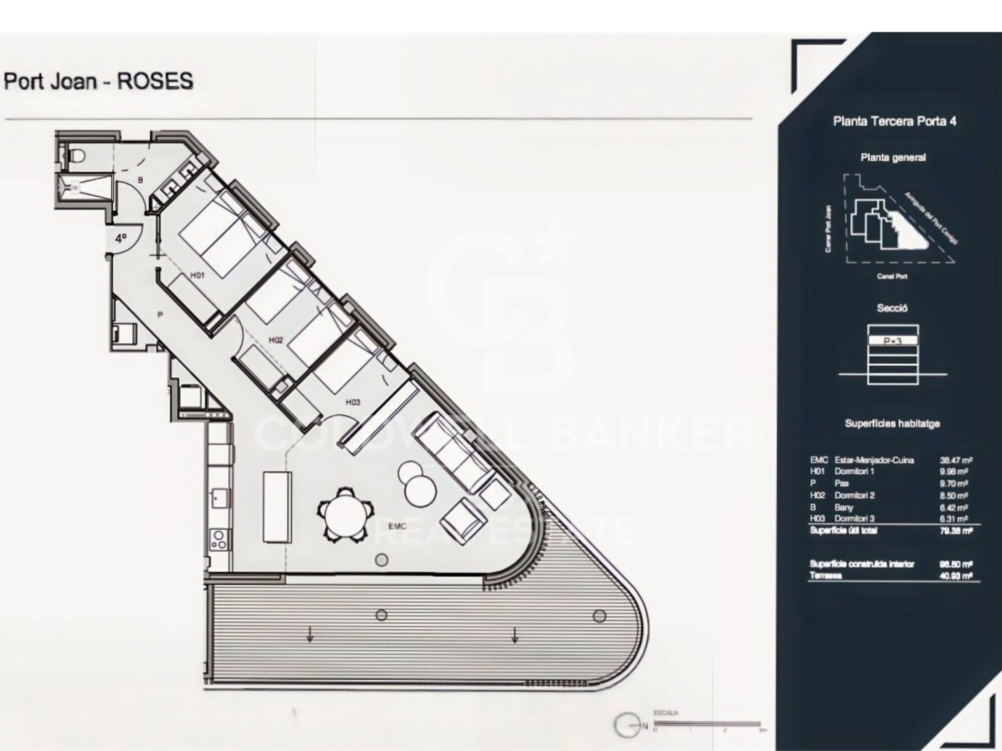 Promotion of new build flats in Santa Margarita, Roses, Costa Brava